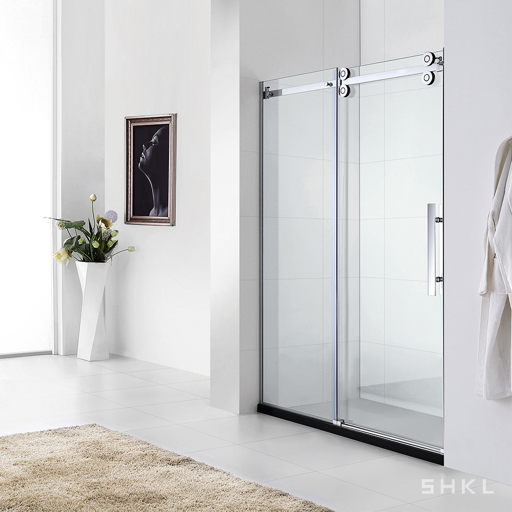 Frameless Sliding Stainless Steel Shower Doors SHKL SD92