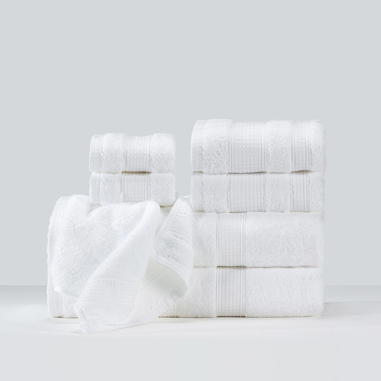 ELIYA Hotel 100% Cotton Dobby Border Towel Bath Towel Set Manufacture 1