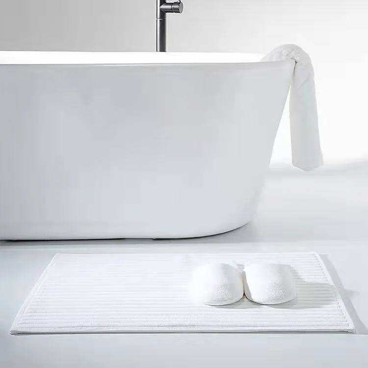 Factory Design High Quality Cotton Bath Mat White ELIYA 1