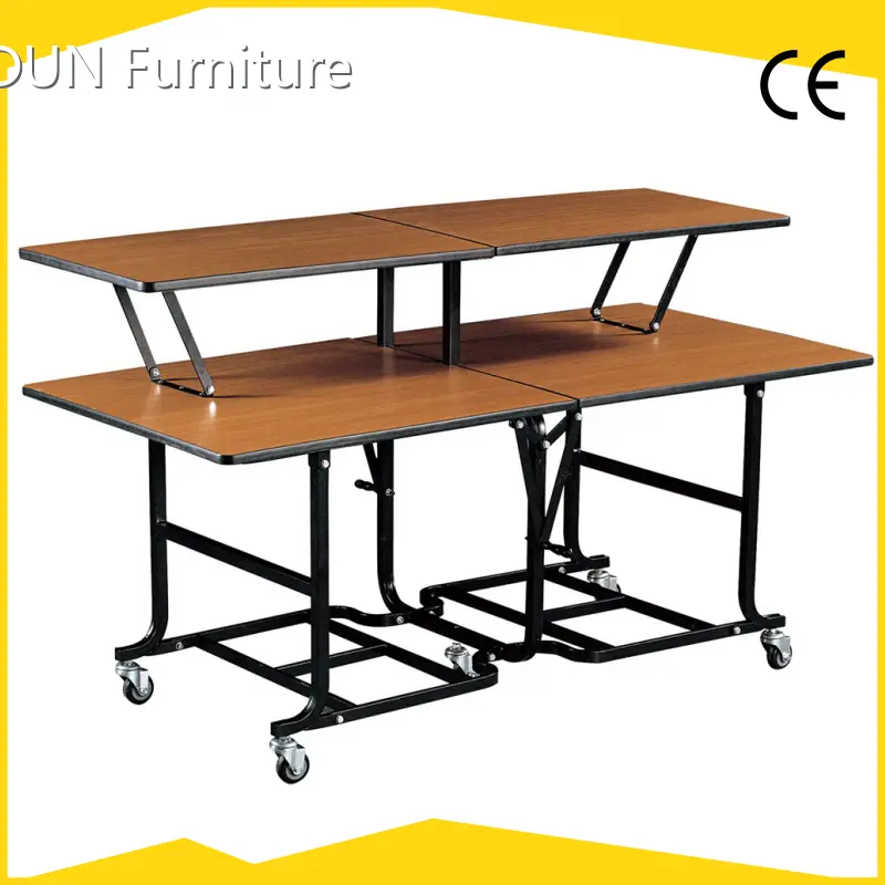 SANDUN Furniture Brand Hotel Banquet Restaurant Conference Meeting Event Party Hall Etc. Custom Adjustable Folding Table-1 1