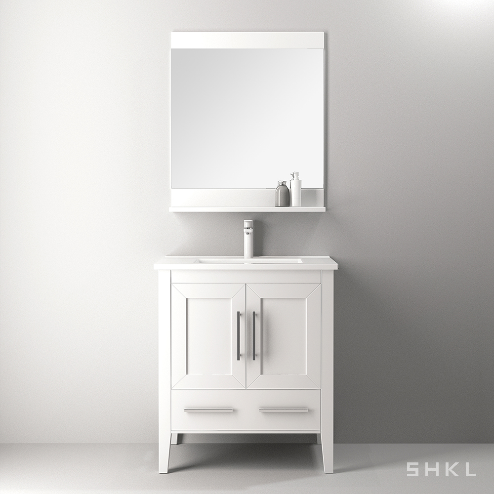 American Style White Oak Bathroom Vanity SHKL BV641C