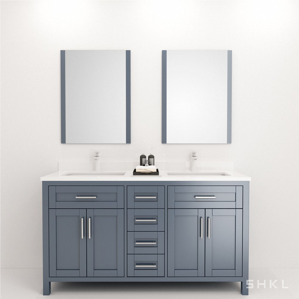Blue Plywood Bathroom Vanity SHKL BV158D