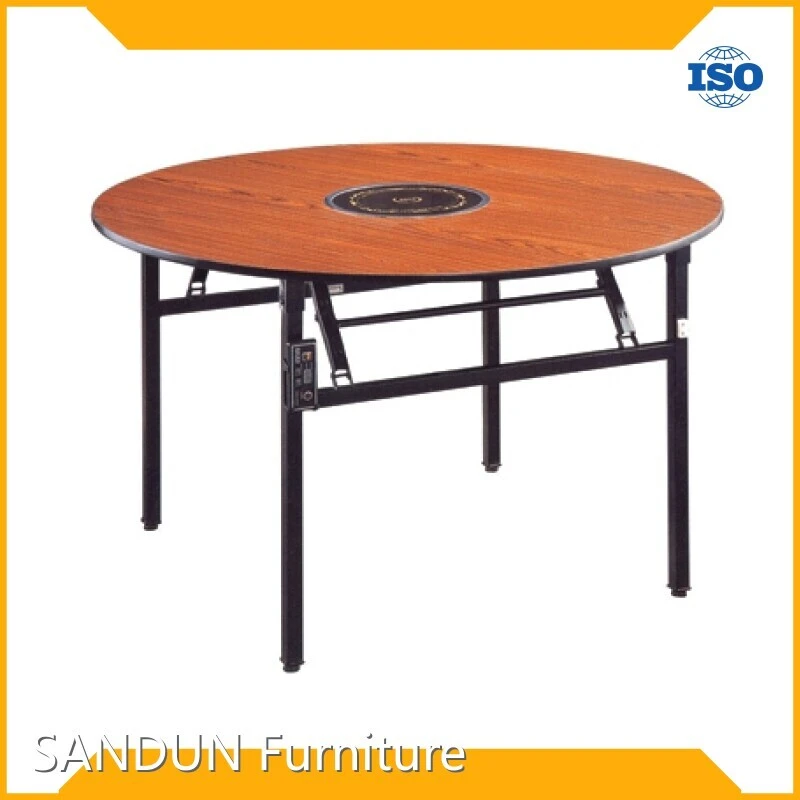 Mobile Folding Table Hotel Banquet Restaurant Conference Meeting Event Party Hall Etc. by SANDUN Furniture 1