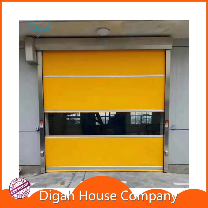 Wholesale Rolling Pull Aluminium Glass Door Digah Company Brand 1