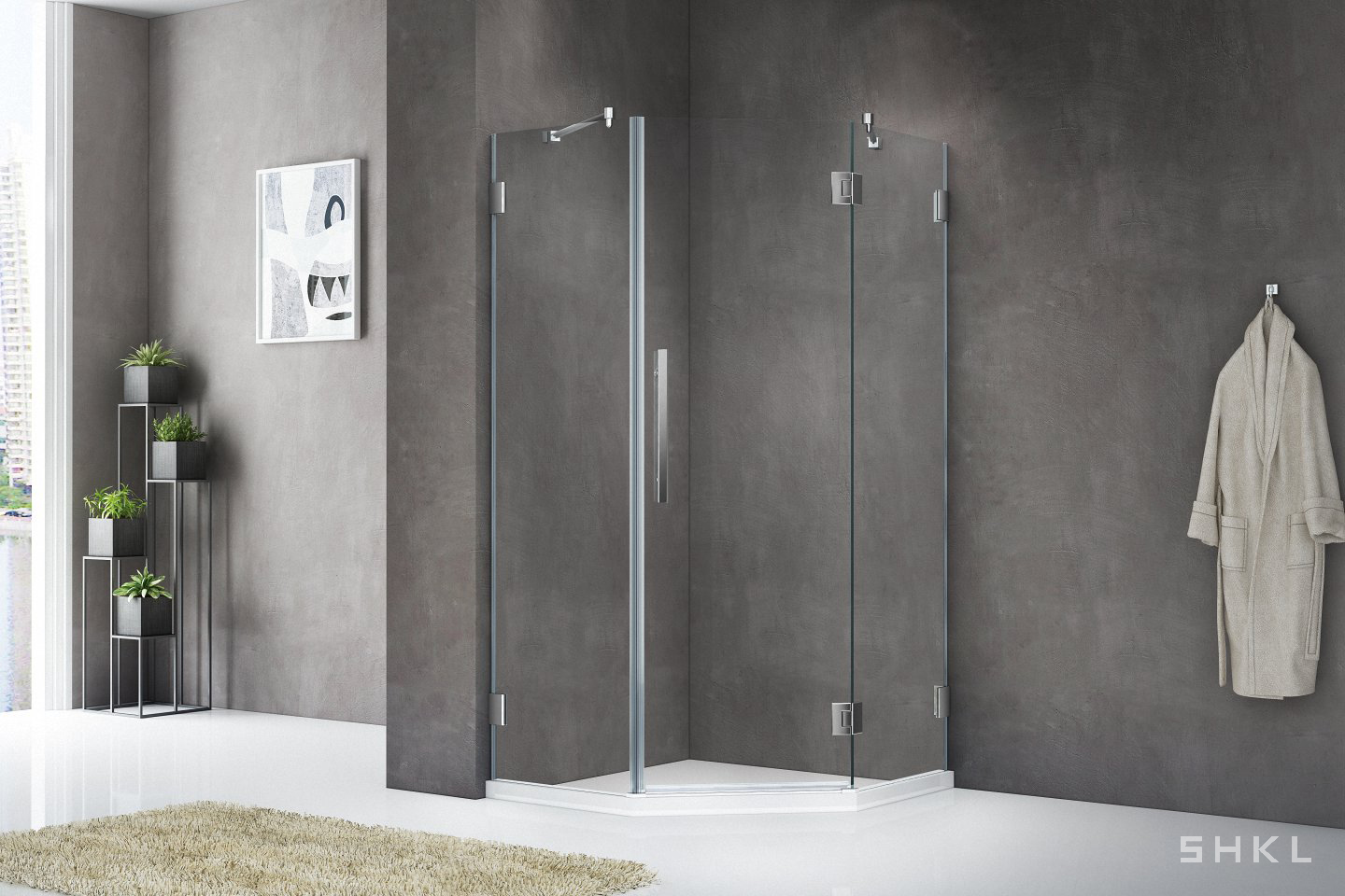 Laminated Glass Shower Door SHKL