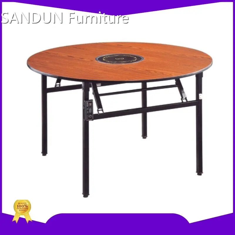 About 20 Days After Received 30% Advanced Payment SANDUN Furniture Brand Mobile Folding Table Factory 1