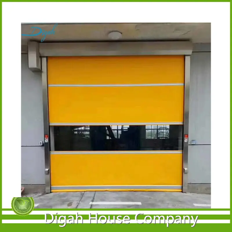 Digah Company Brand Rolling Pull Custom Aluminium Glass Door 1