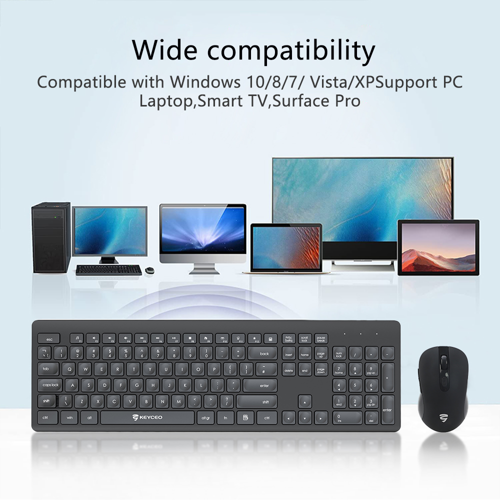 Wireless Mechanical Keyboard and Mouse Combo Wireless Mechanical