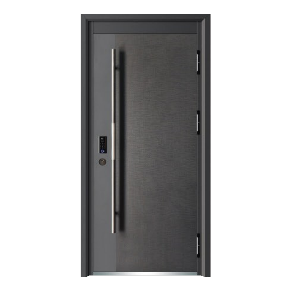 FD30 Interior Steel Emergency Fire Resistance Exit Doors With Half ...
