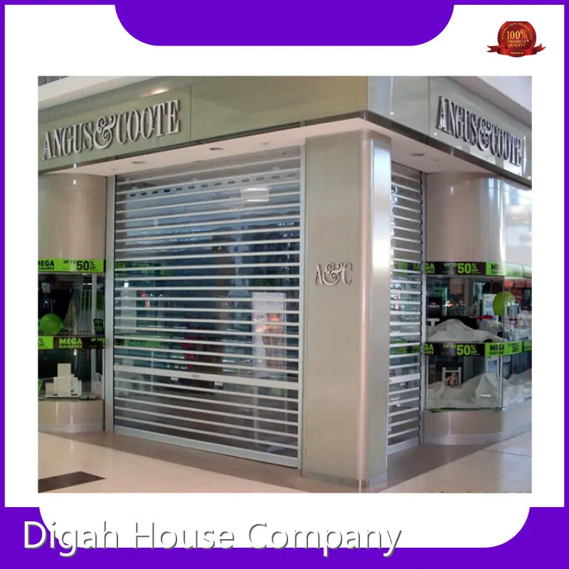 Aluminium+Polycarbonate Double Door Lock System Aluminium+Polycarbonate Digah Company Brand 1