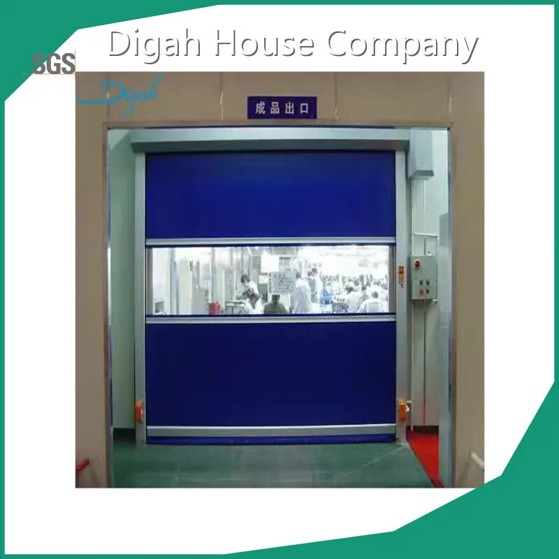 Digah Company Brand Rolling Pull Bifold Glass Garage Door Rolling Pull Factory 1