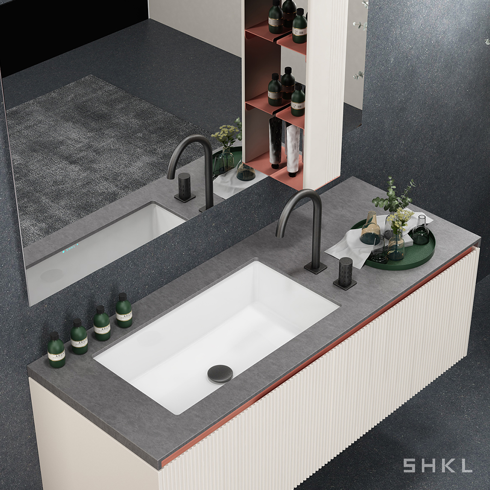 Coral Bathroom Vanity with Porcelain Slab Top SHKL BV790