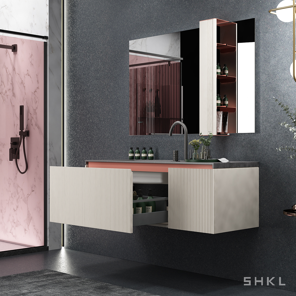 Coral Bathroom Vanity with Porcelain Slab Top SHKL BV790