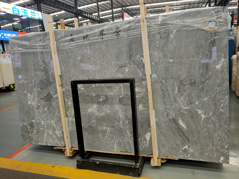 The Phantom Ash Marble Natural Stone Slab Tile Vanity Top Countertop