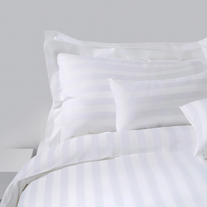 Ensemble de draps pour chambre à coucher de l'hôtel ELIYA, blanc ordinaire 6080S 100% coton 3cm 1
