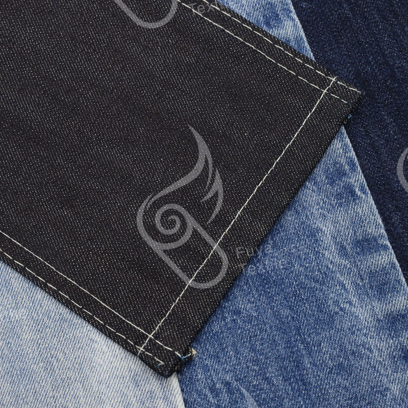 136A-4 100%Cotton OE Dark Indigo denim fabric for woman jeans 11