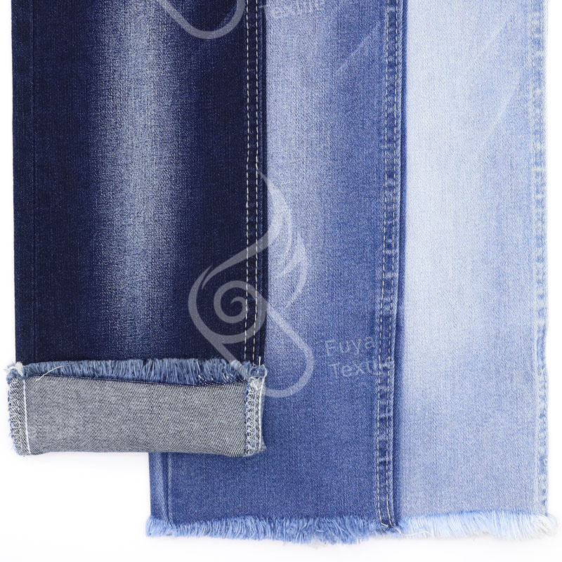 T8003# 95.5%cotton  3%polyester 1.5%spandex Stretch Slub OE Denim Material 7