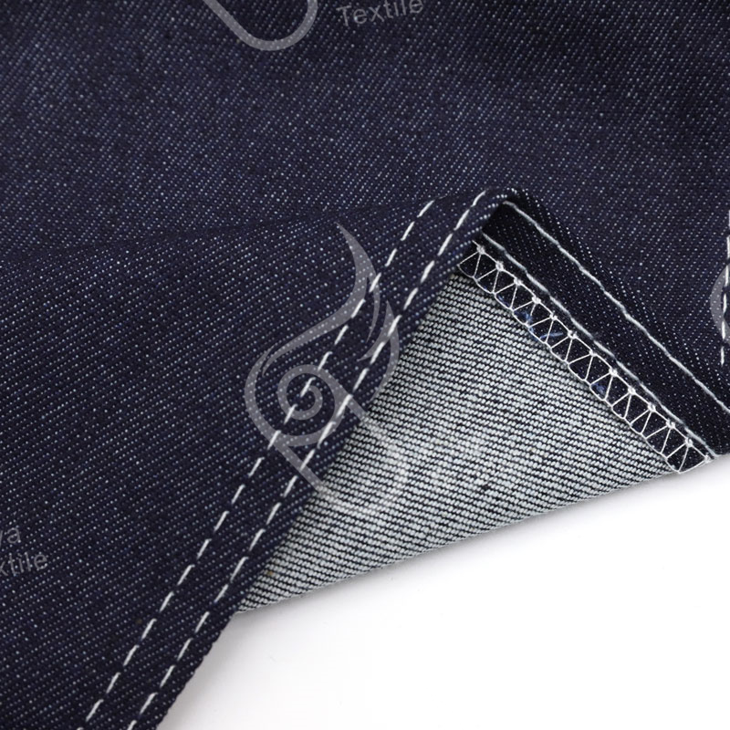 T8003# 95.5%cotton  3%polyester 1.5%spandex Stretch Slub OE Denim Material 12
