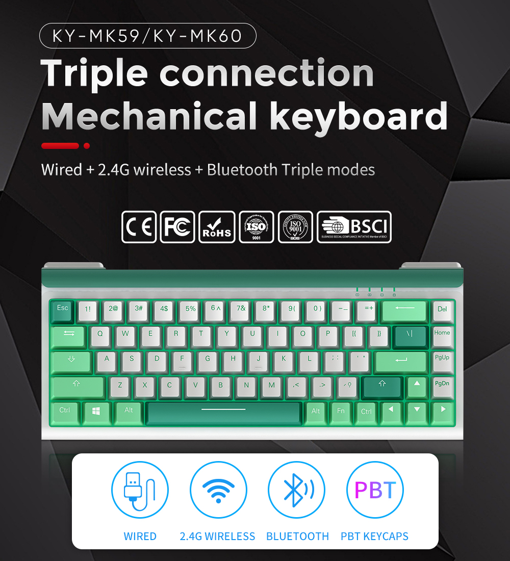 KY-MK59 clavier mécanique swap chaud 8