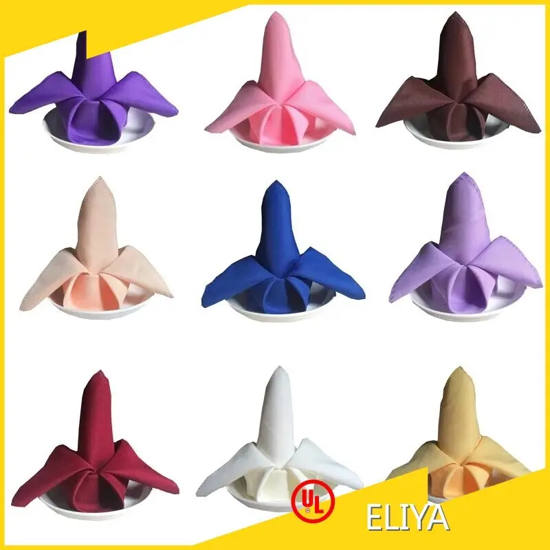 نعم العلامة التجارية ELIYA نعم نعم المناديل عشاء القماش الفضي 1