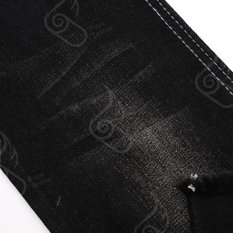 T8049# 91%cotton 7%polyester 2%spandex black denim fabric for kids 10