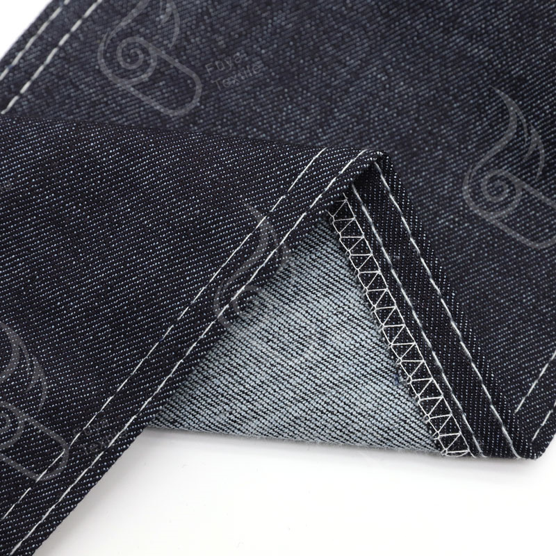 1931# Classic 98cotton 2spasnex indigo stretch jeans material for women 10