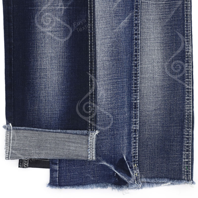 1994# Stock a lot Indigo Grey Jeans Fabric With Good Hand-feeling 8
