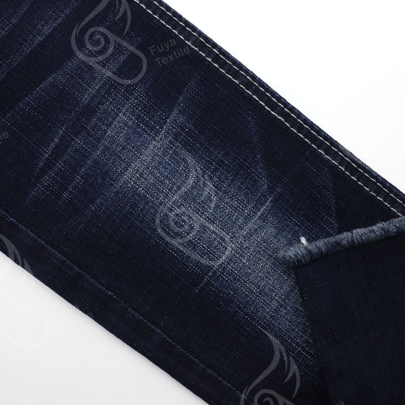 1994# Stock a lot Indigo Grey Jeans Fabric With Good Hand-feeling 9