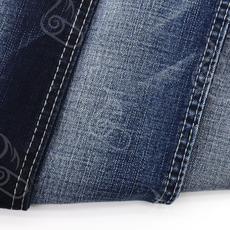 1994# Stock a lot Indigo Grey Jeans Fabric With Good Hand-feeling 10