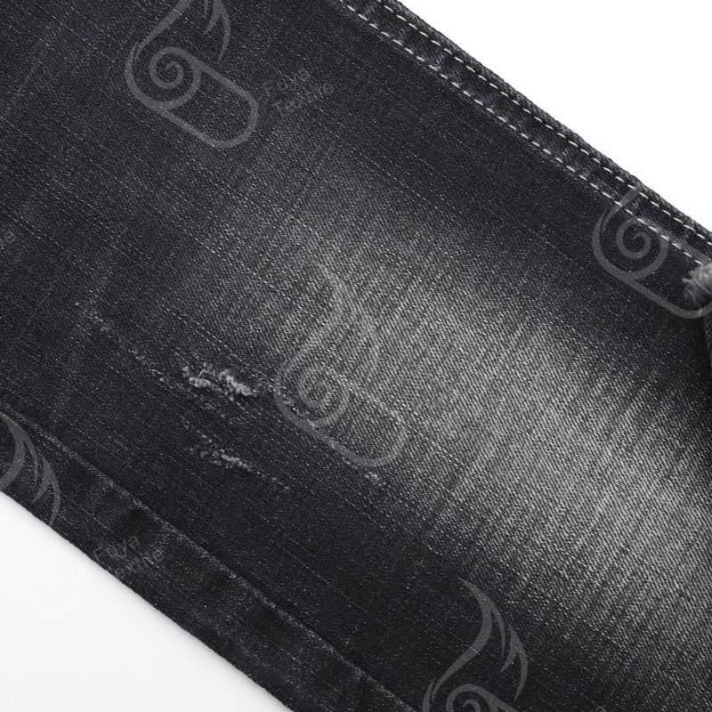 1991# Wholesale 10*21 Tr Surful Black Twill Denim Fabric In China 8