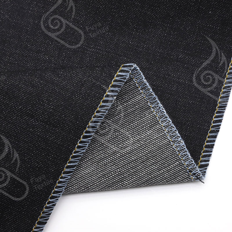 1991# Wholesale 10*21 Tr Surful Black Twill Denim Fabric In China 12