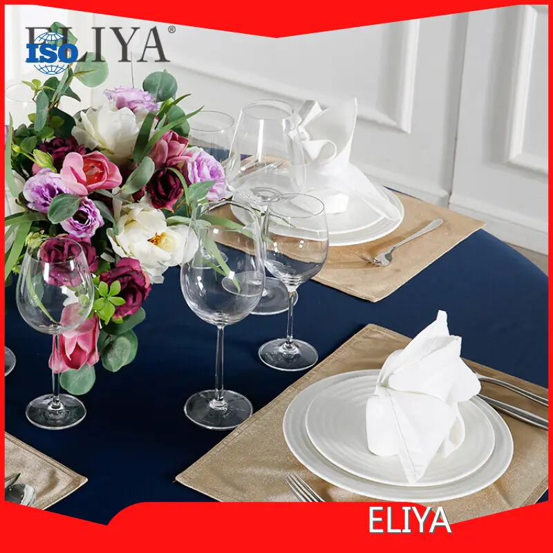Tissu de table de mariage de marque ISO90001 ELIYA 1