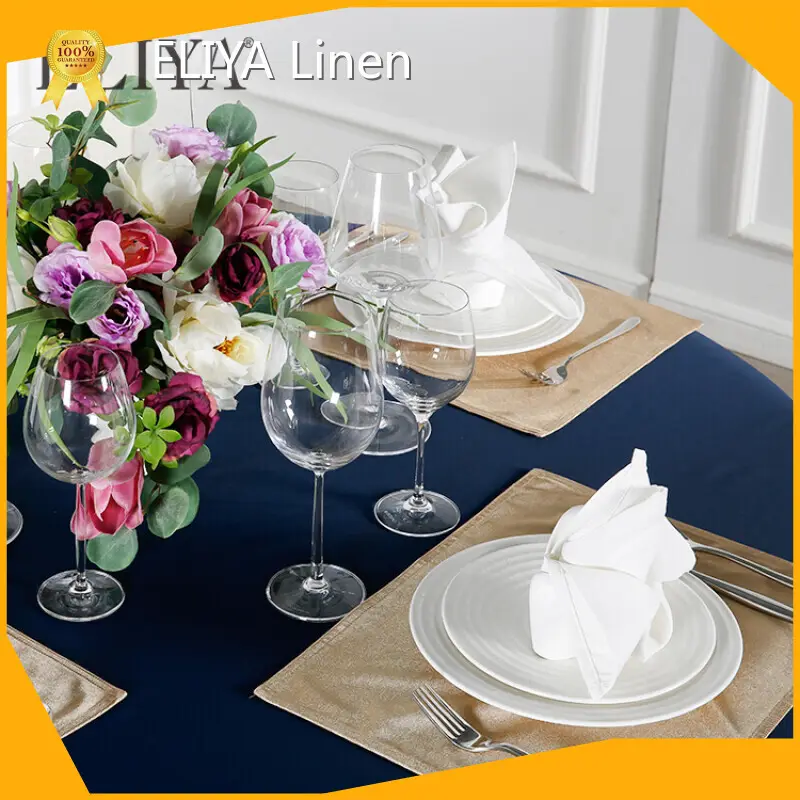 Nappe de banquet en lin T/T ISO90001 ELIYA Company 1