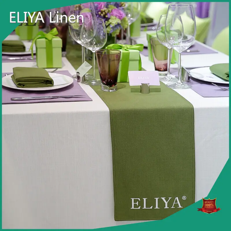 Paño de corredor de mesa de comedor personalizado Sí L/C ELIYA 10000 unidades/piezas por mes 1