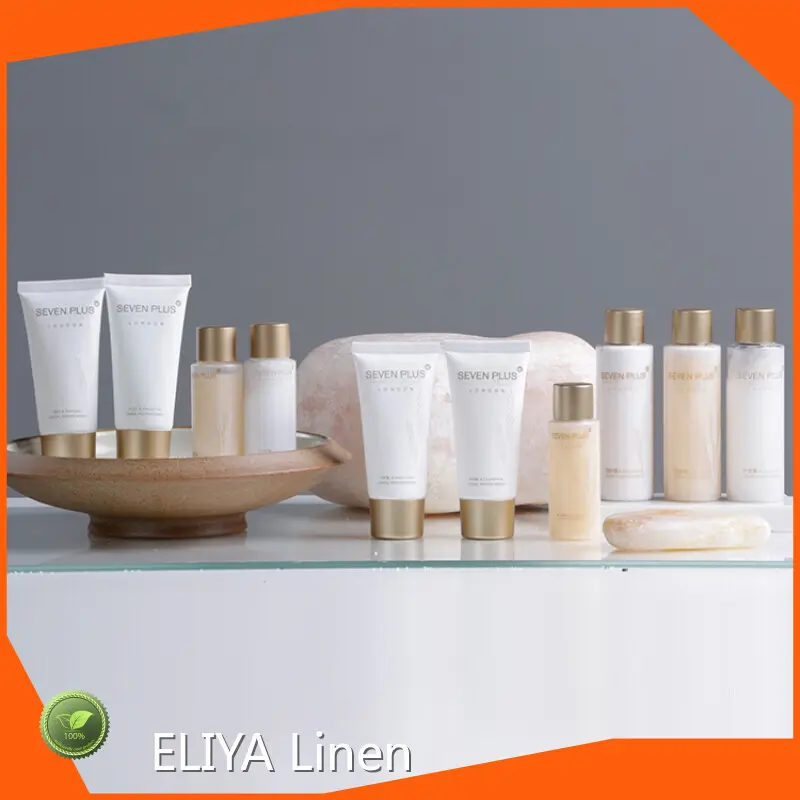 Fournisseur pour les équipements de l'hôtel Logo personnalisé 30ml Bouteille Hôtel Savons et Articles de toilette Blanc/Noir/Personnalisé ELIYA Marque Company 1