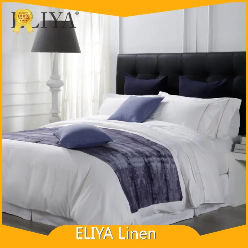 Ropa de cama de hotel personalizada de marca ELIYA de algodón/polialgodón/poliéster, venta al por mayor 80 1