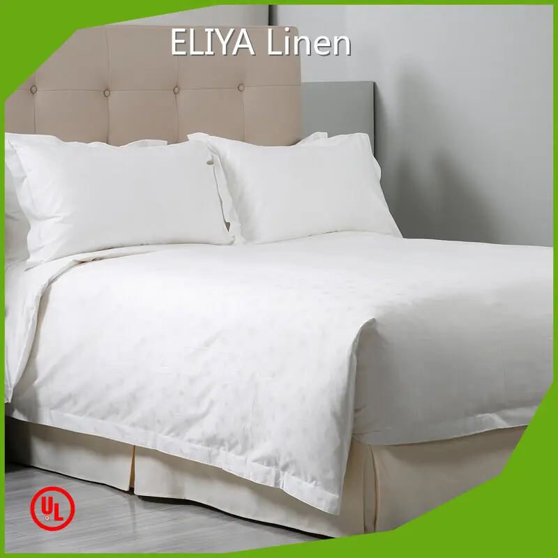 ELIYA العلامة التجارية المخصصة تحت 60 درجة مئوية الفراش الفندق مخصص غير القابل للتصرف بالجملة 1
