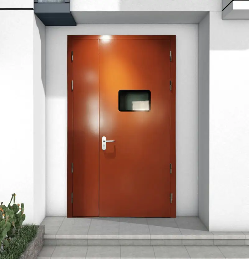 Quality Brand Zonle Doors Swing Gray Front Doorprice Pictures Video 3