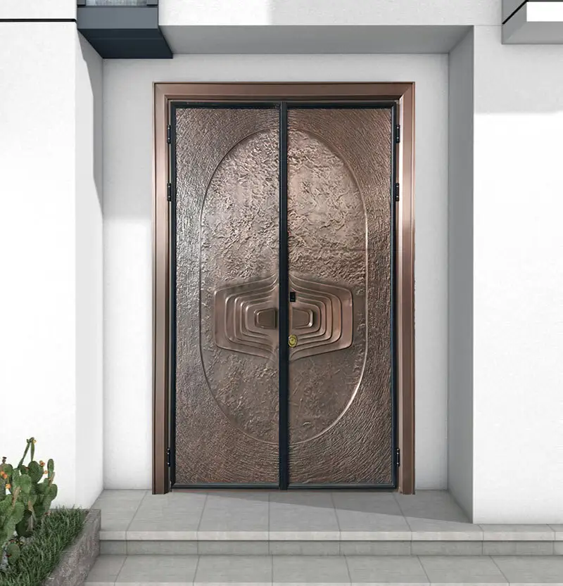 Wholesale Steel Swing Insulate Front Doorsfactory Supplier Brand 3