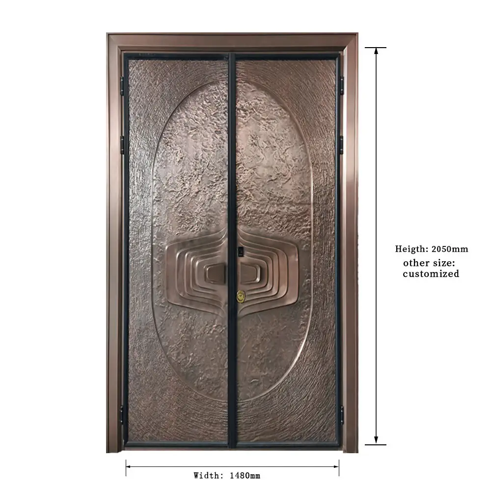 Wholesale Steel Swing Insulate Front Doorsfactory Supplier Brand 2