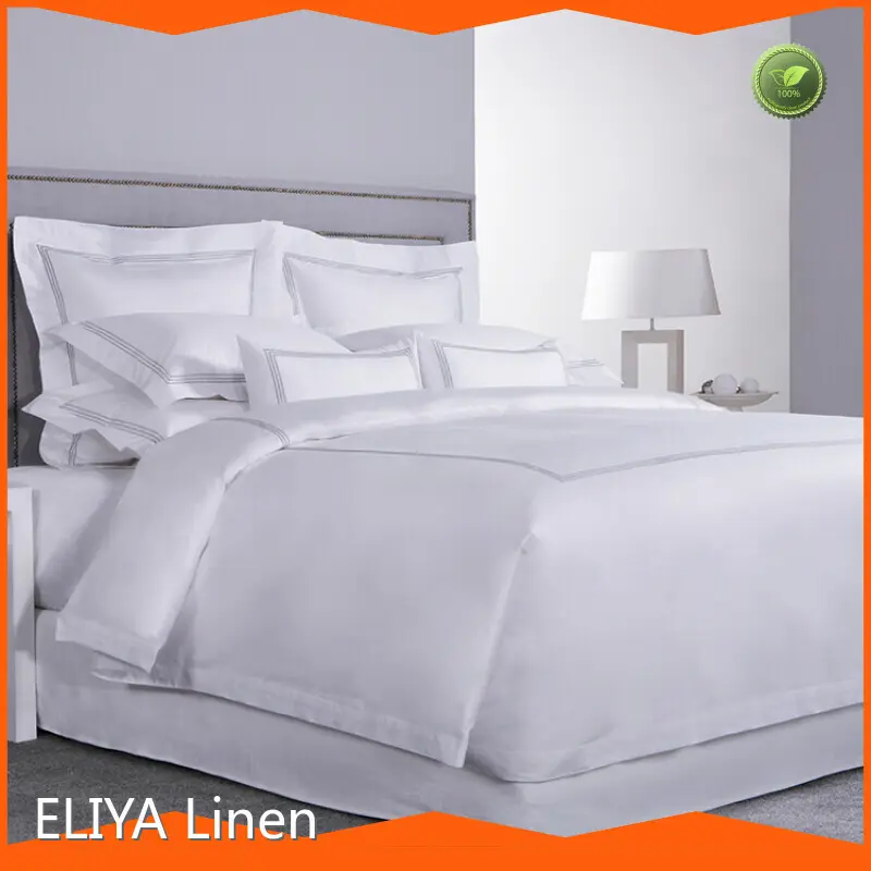 100% Cotton Fabric Mother's Day White Sheet Hospitality Duvet Covers ELIYA 1