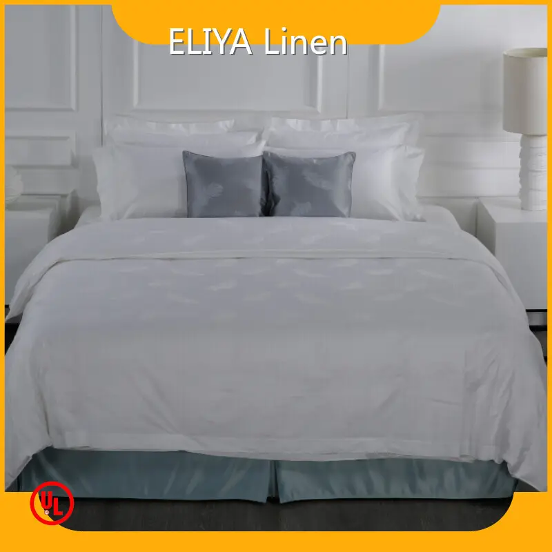 Fundas de edredón de hospitalidad de la marca ELIYA, suaves y cómodas, lisas 1