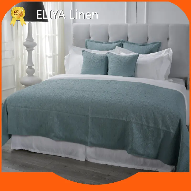 Venta al por mayor de fundas nórdicas de hospitalidad lisas marca ELIYA 1