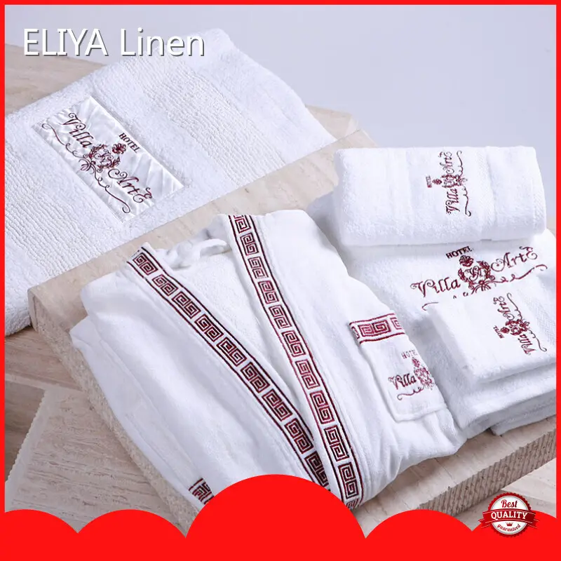 Meilleurs peignoirs d'hôtel de luxe chemise de nuit mature acheter en vrac blanc ou personnalisé ELIYA 1