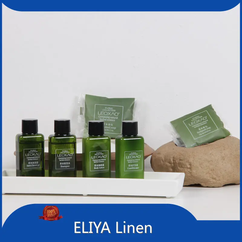 الجملة حسب الطلب الحجم فندق الراحة الصين فندق الصابون / شامبو الفندق / مكيف الشعر / رغوة الاستحمام العلامة التجارية ELIYA 1