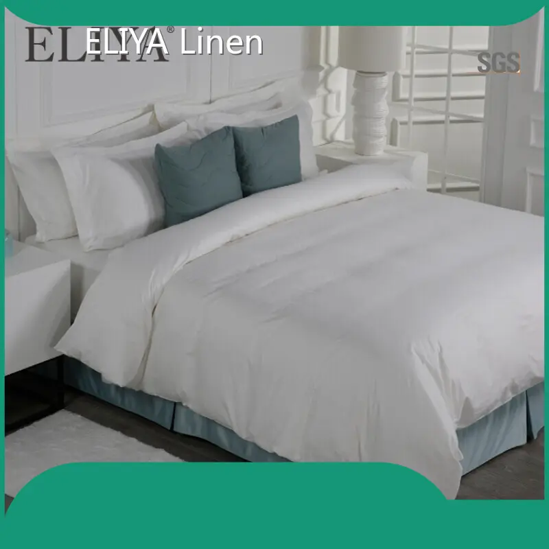 Woven ELIYA Wholesale Hotel Sheets Plain / Jacquard / Stripe / Embroide Manufacturer ELIYA Brand 1