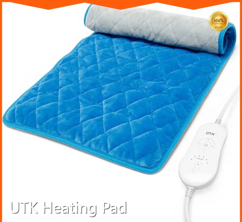 Small Ultra Soft Crystal Velvet Infrared Amethyst Heating Mat Back UTK 1