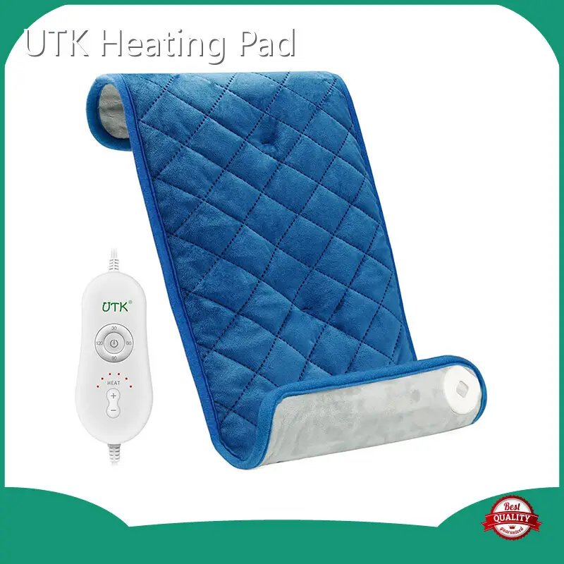Almohadilla térmica para dolor de espalda media baja de terciopelo de cristal ultrasuave marca UTK 1