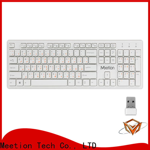 Bulk White Wireless Keyboard Manufacturer Meetion