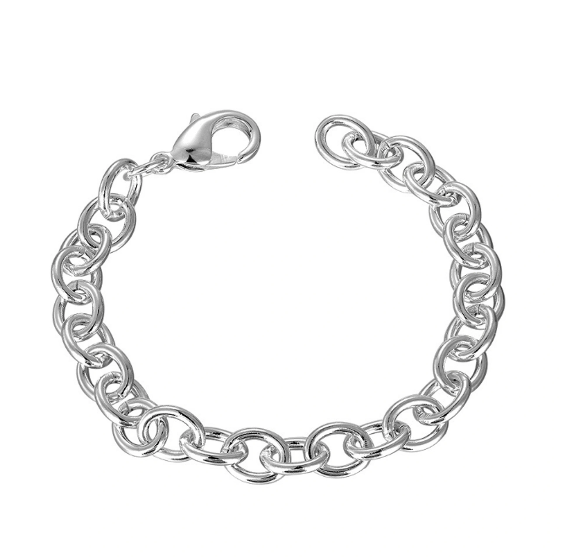 Hainon Platinum Plated Silver Bracelets Wholesale Hot Selling Cross Chain Bracelets Gift card flannel bag set 1